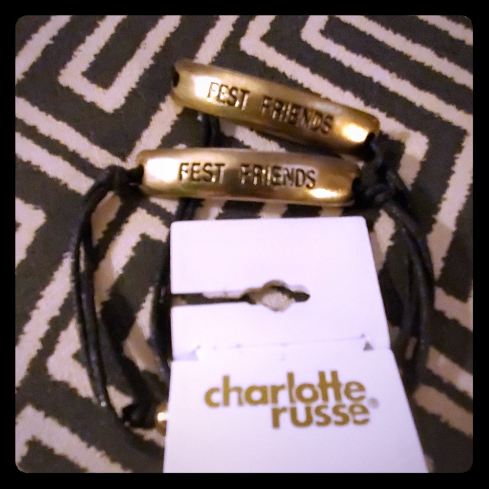 Charlotte Russe Fest Friends Bracelets NWT